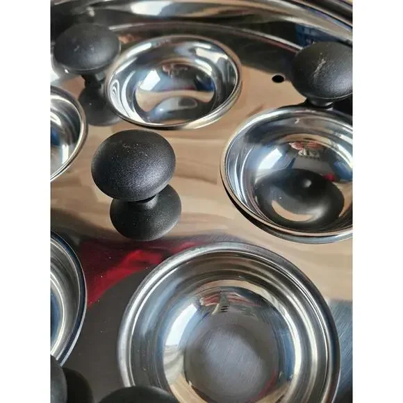 Norpro Stainless Steel 10.25" Egg Poacher & Skillet Set (#669) - 6 Cup - Picture 7 of 14